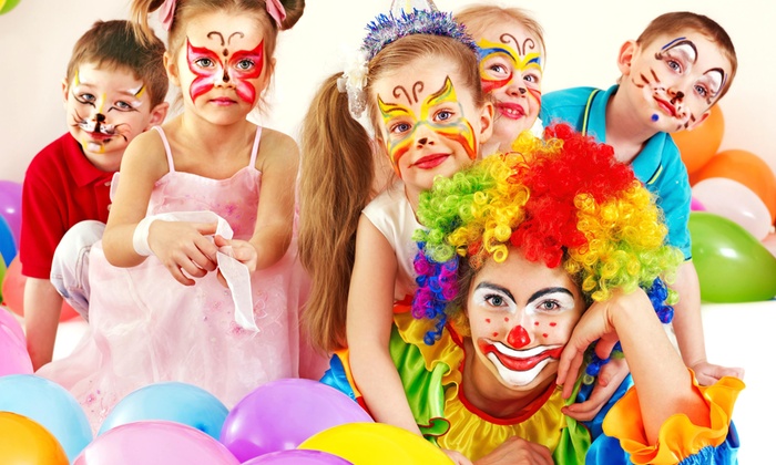 kids with facepaints